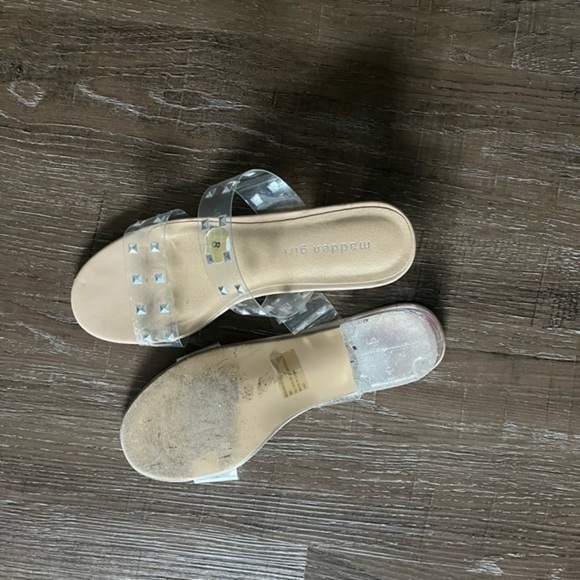 Steven Madden clear sandal 2 inch heel - Picture 7 of 7